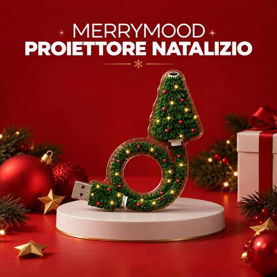 MerryMood- Proiettore Natalizio