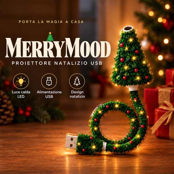 MerryMood- Proiettore Natalizio