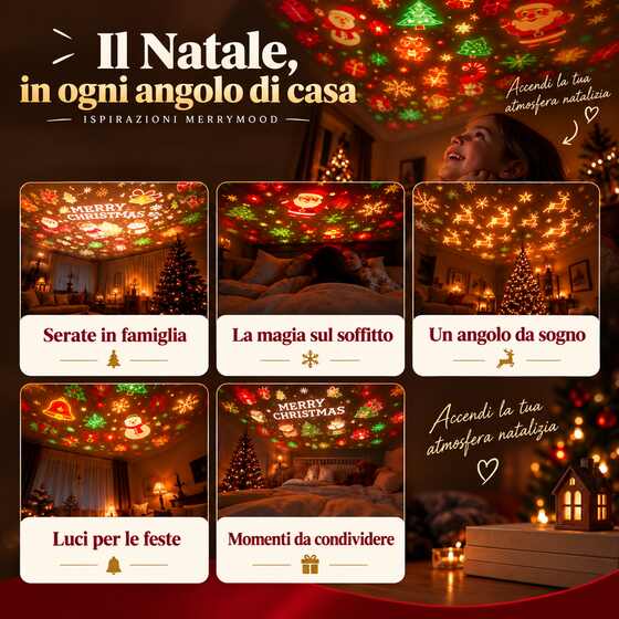 MerryMood- Proiettore Natalizio