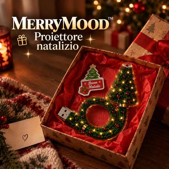 MerryMood- Proiettore Natalizio